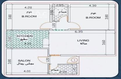 Apartment - 3 Bedrooms - 2 Bathrooms for rent in Ar Rihab - Jeddah - Makkah Al Mukarramah Apartment - 3 Bedrooms - 2 Bathrooms for rent in Ar Rihab - Jeddah - Makkah Al Mukarramah