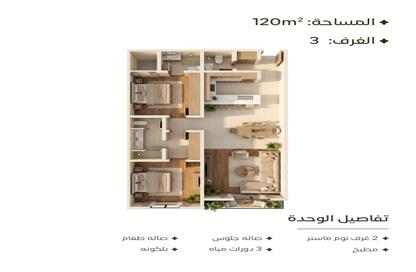 Apartment - 3 Bedrooms - 3 Bathrooms for sale in An Nahdah - Jeddah - Makkah Al Mukarramah