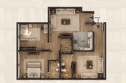 Apartment - 3 Bedrooms - 3 Bathrooms for sale in Al Yaqoot - Jeddah - Makkah Al Mukarramah